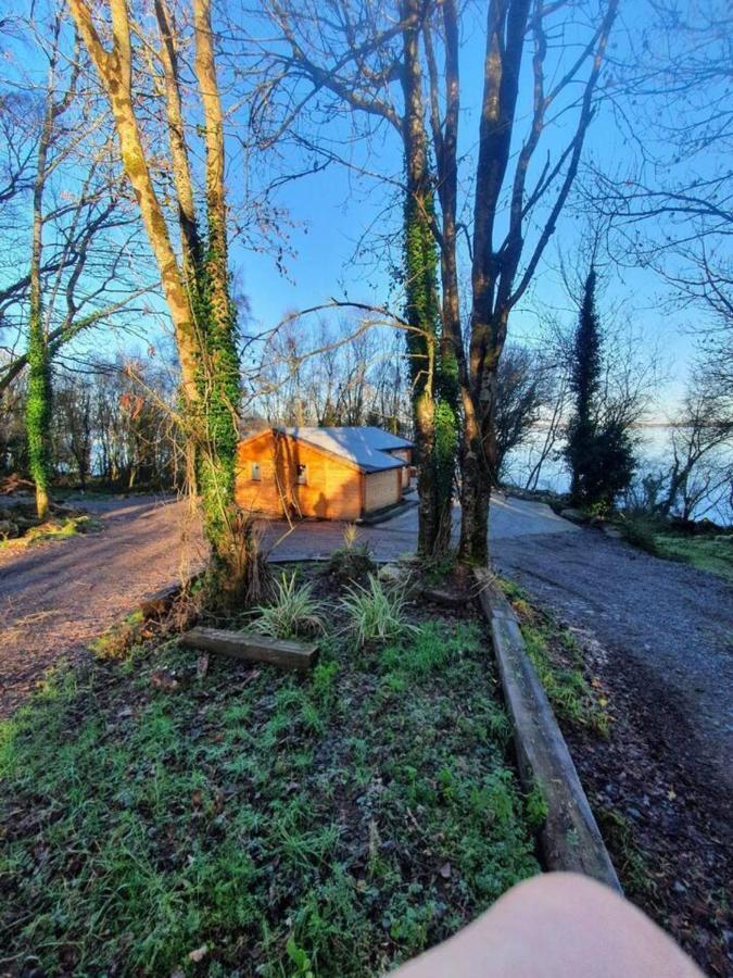 Stunning Log Cabin On The Lake Villa Portroe Dış mekan fotoğraf